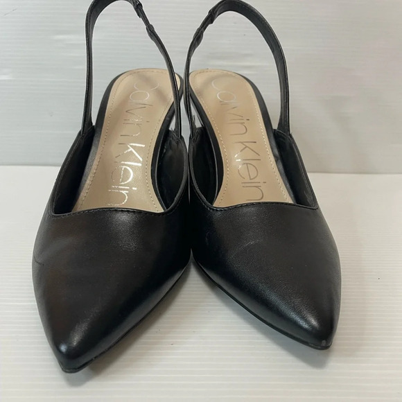Calvin Klein Cinola Pointy Toe Slingback Pumps Size 8.5 - Picture 2 of 10